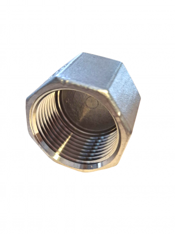 Edelstahl Endkappe mit Sechskant 1/8 Zoll x 1/8 Zoll - IG